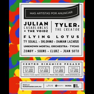 Cartel oficial del festival Ceremonia edición 2014